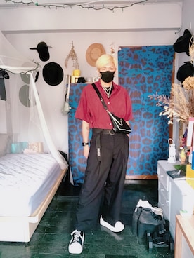 「roomboy」｜Room Boy Evanさん（メンズ・174cm）の春コーディネート