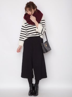 「CHARLES JOURDAN（シャルルジョルダン）のアイテム」を使った、プチプラのあやさん（レディース・167cm）の冬コーディネート