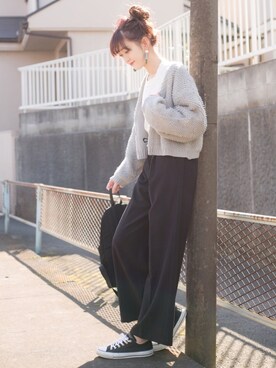 「アイテム（本）」を使った、プチプラのあやさん（レディース・167cm）の冬コーディネート