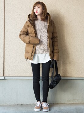 タンクトップを使った 冬コーデ のレディース人気ファッションコーディネート Wear