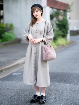 「アイテム（ハンチング/ベレー帽）」を使った、プチプラのあやさん（レディース・167cm）の夏コーディネート