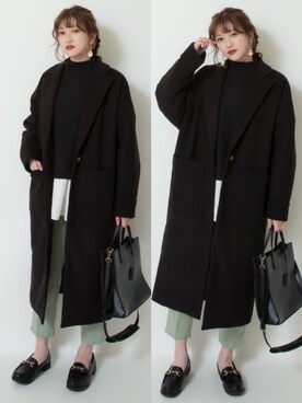 「アンポケット」｜「アイテム（その他）」を使った、プチプラのあやさん（レディース・167cm）の冬コーディネート