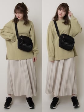 「アンポケット」｜「アイテム（その他）」を使った、プチプラのあやさん（レディース・167cm）の春コーディネート