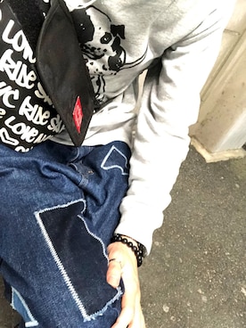 「平成最後のWEARISTAセンバツ」｜「アイテム（メッセンジャーバッグ）」を使った、まるまるさん（メンズ・173cm）の春コーディネート