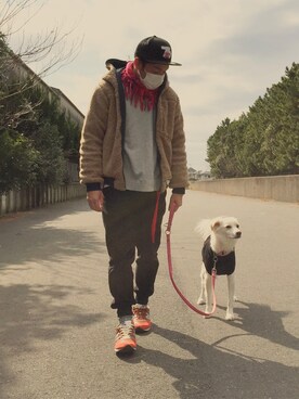 「WHIZLIMITED（ウィズリミテッド）のアイテム（その他アウター）」を使った、SHooooooooooJIさん（メンズ・169cm）の冬コーディネート