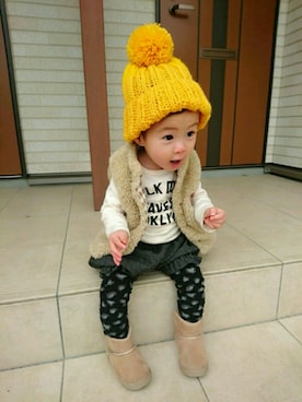 Nanairo,さん（キッズ・80cm）の春コーディネート