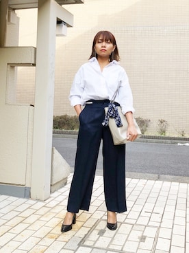 ユニクロ ユニクロ の イージーワイドストレートパンツ その他パンツ Wear