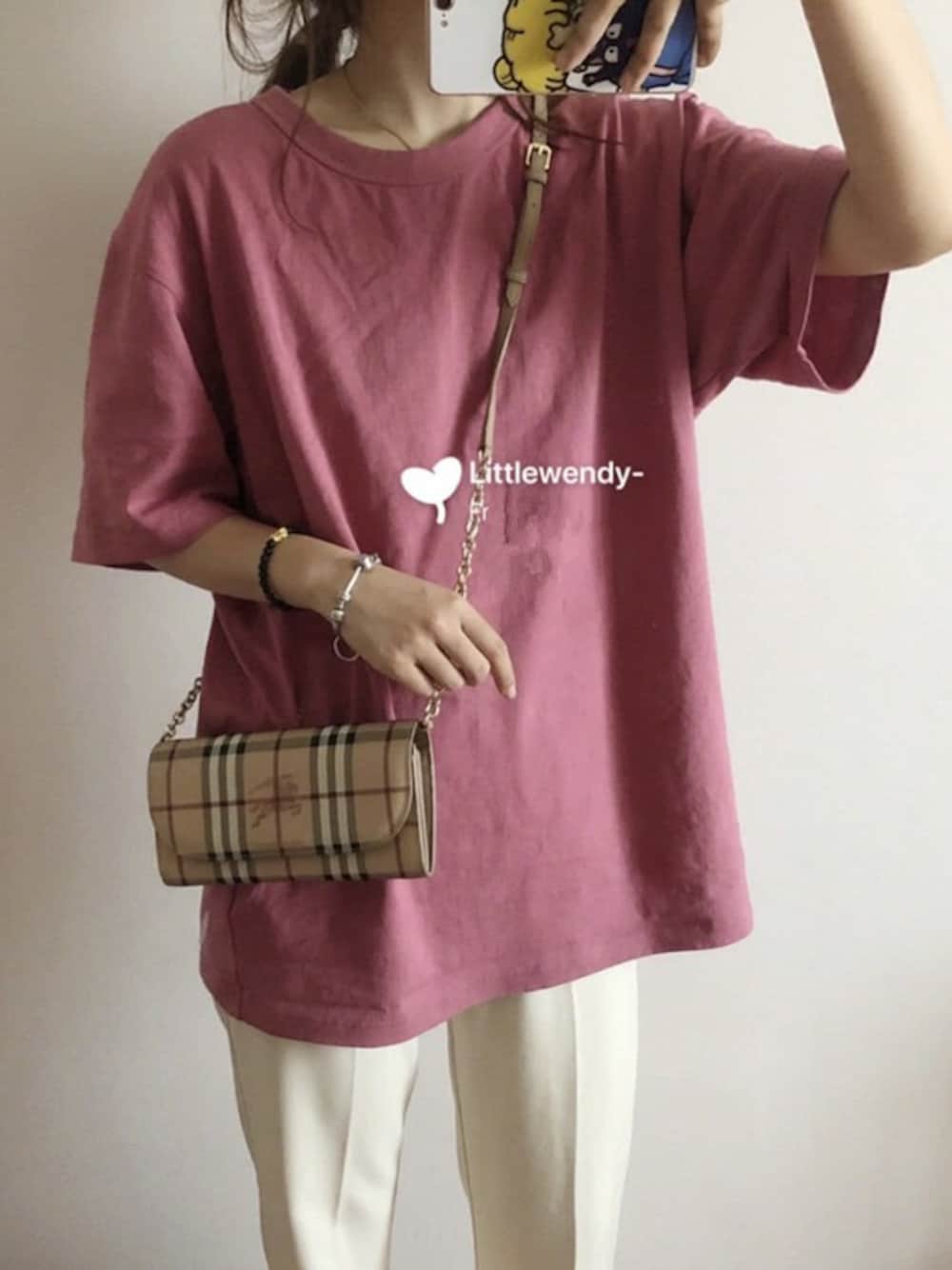「トートバッグ、ショルダーバッグ、バーバリー、財布、burberry」｜「BURBERRYの美品３つ折りburberry  バーバリーショルダーバッグトートバッグ（トートバッグ、その他）」を使った、asfdafa4578さん（レディース・161cm）の冬コーディネートの1枚目の写真