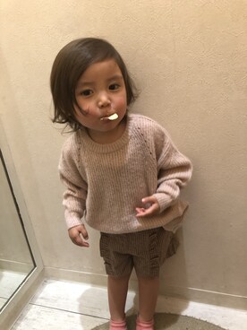 m0929rikさん（キッズ・90cm）の冬コーディネート