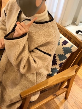 「classicalelf（クラシカルエルフ）のアイテム（モッズコート）」を使った、なともさん（レディース・172cm）の冬コーディネート