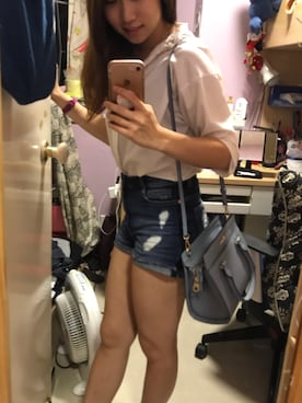 「PAPRIKA（パプリカ）のアイテム」を使った、Hoi Man Leungさん（レディース・162cm）の夏コーディネート