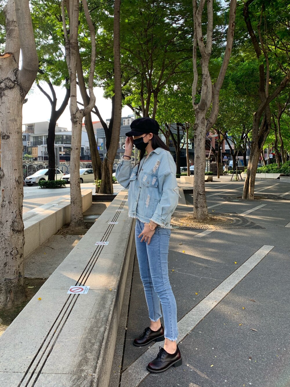 「NETのアイテム（キャップ、ブラック系）」を使った、Carolさん（レディース・167cm）の夏コーディネートの1枚目の写真