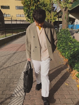 シンさんさん（メンズ・173cm）の冬コーディネート