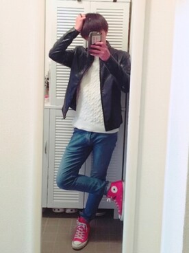 れおんさん(メンズ・172cm)の冬コーディネート