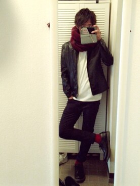 れおんさん(メンズ・172cm)の冬コーディネート