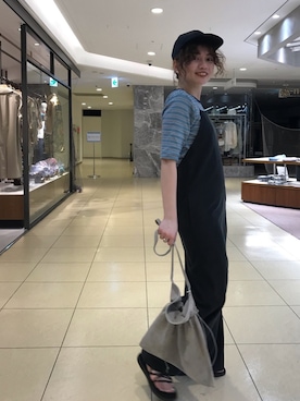 「Hender Scheme（エンダースキーマ）のアイテム」を使った、SHOさん（レディース・153cm）の夏コーディネート