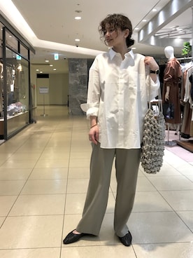 「ALIENINA（アリエニーナ）のアイテム」を使った、SHOさん（レディース・153cm）の夏コーディネート