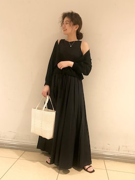 「MARIHA（マリハ）のアイテム」を使った、SHOさん（レディース・153cm）の夏コーディネート