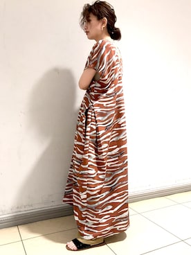 「LAATO（ラート）のアイテム」を使った、SHOさん（レディース・153cm）の夏コーディネート