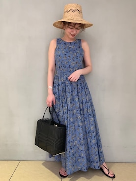 「MARIHA（マリハ）のアイテム」を使った、SHOさん（レディース・153cm）の夏コーディネート