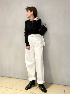 「SEEALL（シーオール）のアイテム」を使った、SHOさん（レディース・153cm）の冬コーディネート