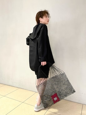 「Aeta（アエタ）のアイテム」を使った、SHOさん（レディース・153cm）の春コーディネート