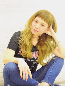 「撮影」｜「アイテム（アクセサリー）」を使った、min_min_picさん（レディース・168cm）の春コーディネート