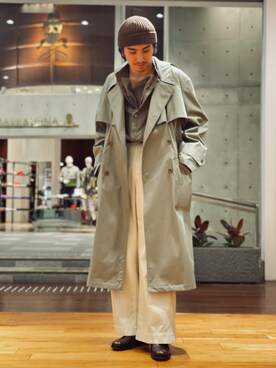 LEMAIRE（ルメール）のモッズコートを使った人気ファッション