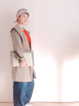 dechoさん(レディース・160cm)の春コーディネート