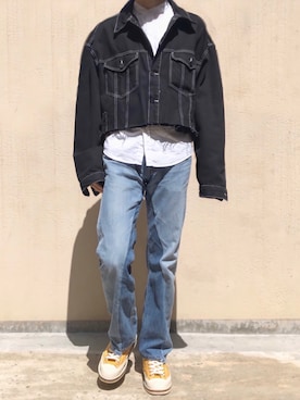 「u170」｜「アイテム（ジャケット/アウター）」を使った、はやと　　さん（メンズ・170cm）の春コーディネート