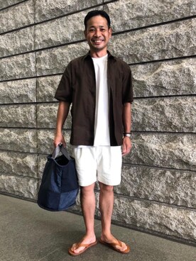森脇 康男さん（メンズ・179cm）の夏コーディネート