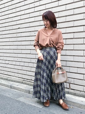 「CAMINANDO（カミナンド）のアイテム」を使った、nano・universe lady's webeditorさん（レディース・151cm）の秋コーディネート