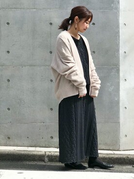 「NANO universe（ナノユニバース）のアイテム（パンプス）」を使った、nano・universe lady's webeditorさん（レディース・151cm）の秋コーディネート