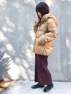 「NANO universe（ナノユニバース）のアイテム（バレエシューズ）」を使った、nano・universe lady's webeditorさん（レディース・151cm）の秋コーディネート