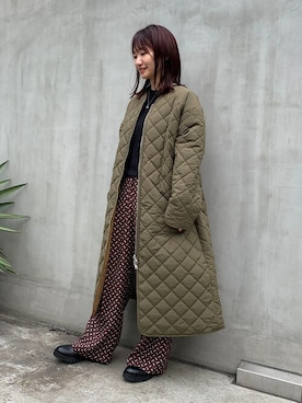 「NANO universe（ナノユニバース）のアイテム（その他アウター）」を使った、nano・universe lady's webeditorさん（レディース・151cm）の冬コーディネート
