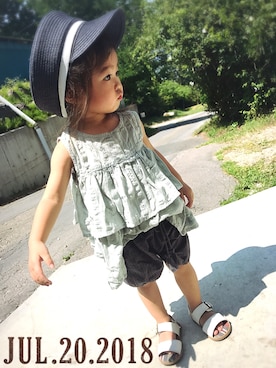 ✿ℍ𝔸ℕℕ𝔸✿ さん（キッズ・90cm）の夏コーディネート