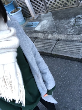 「archives（アルシーヴ）のアイテム（チェスターコート）」を使った、みやこさん（レディース・162cm）の冬コーディネート