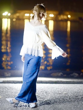 「one after another NICE CLAUP（ワンアフターアナザーナイスクラップ）のアイテム（パンプス）」を使った、haroさん（レディース・168cm）の春コーディネート