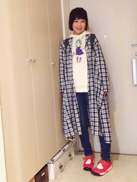 「BAG'n'NOUN」｜「アイテム（シャツワンピース）」を使った、ナオさん（レディース・162cm）の春コーディネート