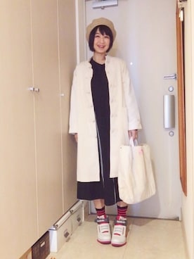 「BAG'n'NOUN」｜「アイテム（その他アウター）」を使った、ナオさん（レディース・162cm）の春コーディネート
