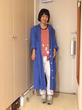 「kuskus（クスクス）のアイテム」を使った、ナオさん（レディース・162cm）の春コーディネート