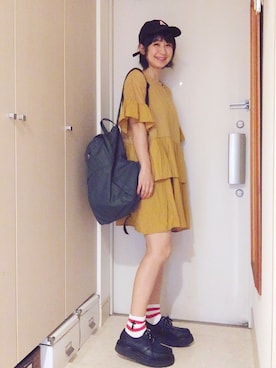 「BAG'n'NOUN」｜「アイテム（ワンピース/ドレス）」を使った、ナオさん（レディース・162cm）の夏コーディネート