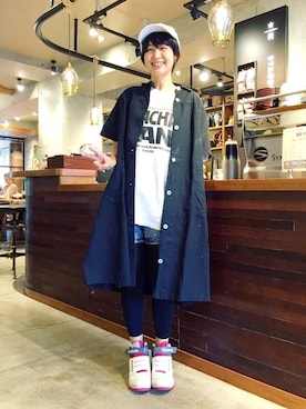 「エイリアンスタンパー」｜ナオさん（レディース・162cm）の夏コーディネート