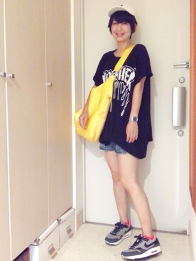「BAG'n'NOUN」｜「アイテム（ワンピース/ドレス）」を使った、ナオさん（レディース・162cm）の夏コーディネート