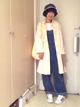 「BAG'n'NOUN」｜「アイテム（その他アウター）」を使った、ナオさん（レディース・162cm）の秋コーディネート