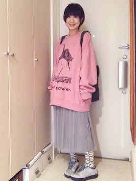 「BAG'n'NOUN」｜「アイテム（アクセサリー）」を使った、ナオさん（レディース・162cm）の秋コーディネート