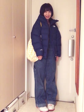 「BAG'n'NOUN」｜「アイテム（サロペット/オーバーオール）」を使った、ナオさん（レディース・162cm）の秋コーディネート