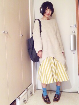 「BAG'n'NOUN」｜「アイテム（その他）」を使った、ナオさん（レディース・162cm）の冬コーディネート