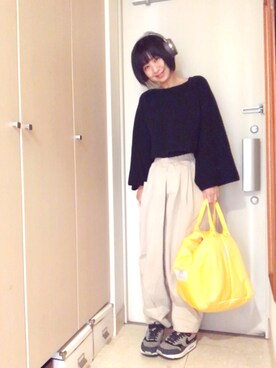 「BAG'n'NOUN」｜「アイテム（その他）」を使った、ナオさん（レディース・162cm）の冬コーディネート