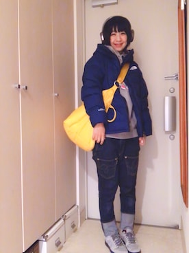 「BAG'n'NOUN」｜「アイテム（その他）」を使った、ナオさん（レディース・162cm）の冬コーディネート
